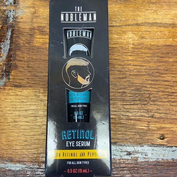 NIB The Nobleman retnol peptides eye cream unopened syrum .5 oz 
New in box - Picture 4 of 7